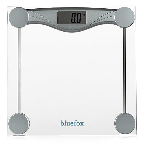 Bluefox Dijital Cam Tartı - 180 kg Kapasite, Parlak LCD Ekran, Temperli Cam Yüzey, Hassas Ölçüm (100g Artış), Step-On Teknolojisi, Modern Minimalist Tasarım, Enerji Verimliliği, 3 Yıl Garanti