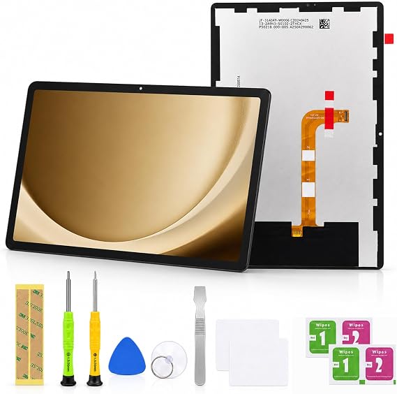 Tab A9 Plus LCD Screen Replacement for Samsung Galaxy Tablet Tab A9+ 11" Wi-Fi SM-X210 LCD Display Digitizer Touch Screen Assembly Replacement 11 inch Black+Tools