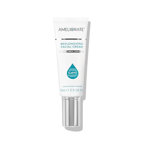 AMELIORATE Replenishing Facial Cream Moisturiser 75ml 2.5floz Dry Skin