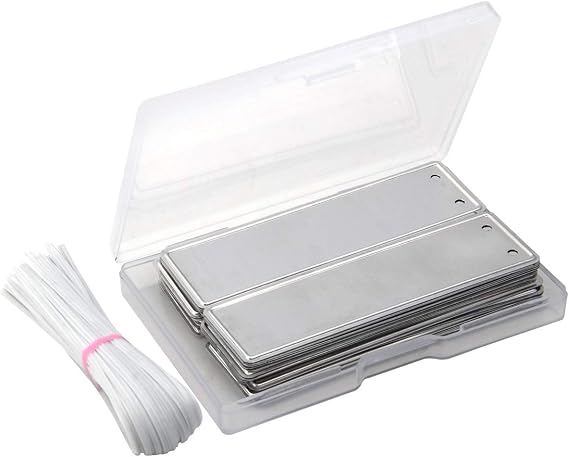 Coolrunner Metal Plant Labels, Aluminum Plant Tags, (150) | 6 Inch Wires Included