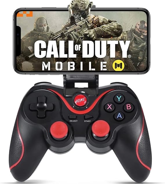Megadream Android Gamepad Controller, Wireless Key Mapping Gamepad Joystick Perfect for PUBG Mobile & Call of Duty, Compatible for Samsung Galaxy HTC LG Other Phone, Not for iOS/PC