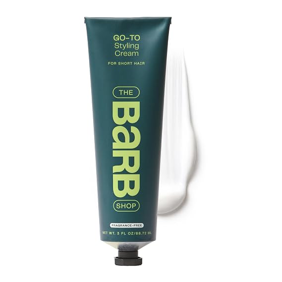Barb Styling Cream, Soft Hold Hair Curl Cream for Women & Men