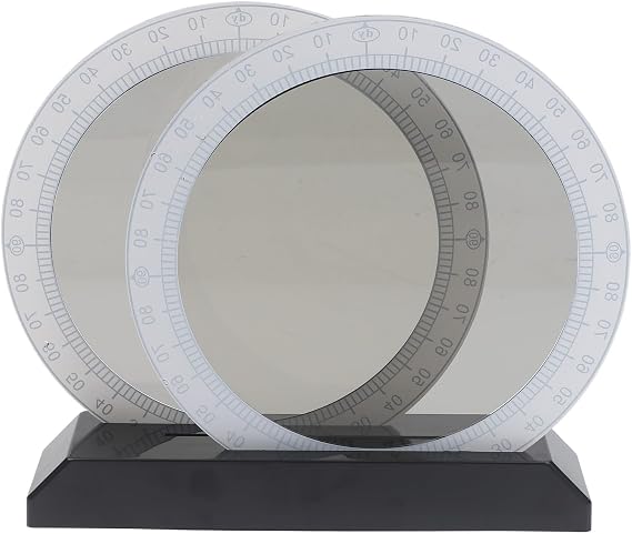Student Optical Experiment Kit, Light Polarization and Color Demonstrator, Physics Optical Test Instrument, Color Polarizer Experiment Device(Black White)