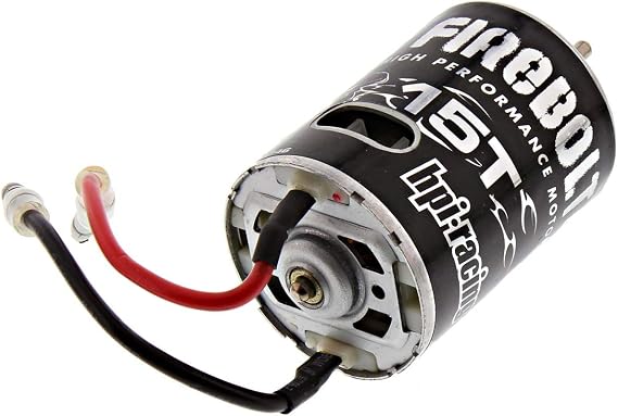 HPI 1/10 Jumpshot MT 2WD FIREBOLT 15T 540 BRUSHED ELECTRIC MOTOR & CONNECTORS
