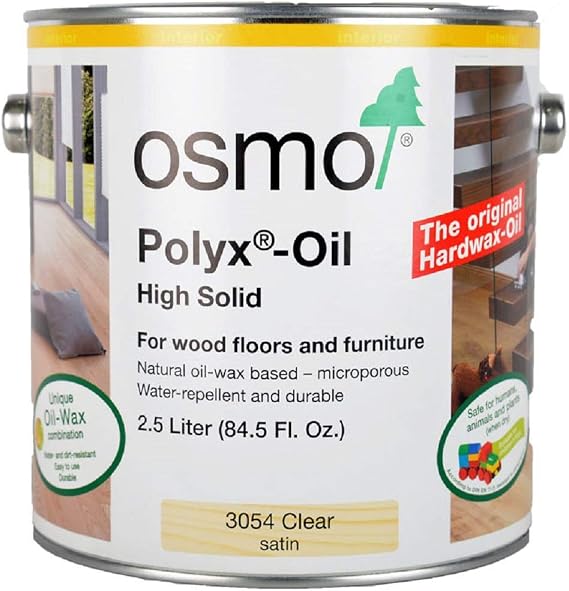 Osmo - Polyx-Oil - 3054 Clear Satin - 2.5 Liters