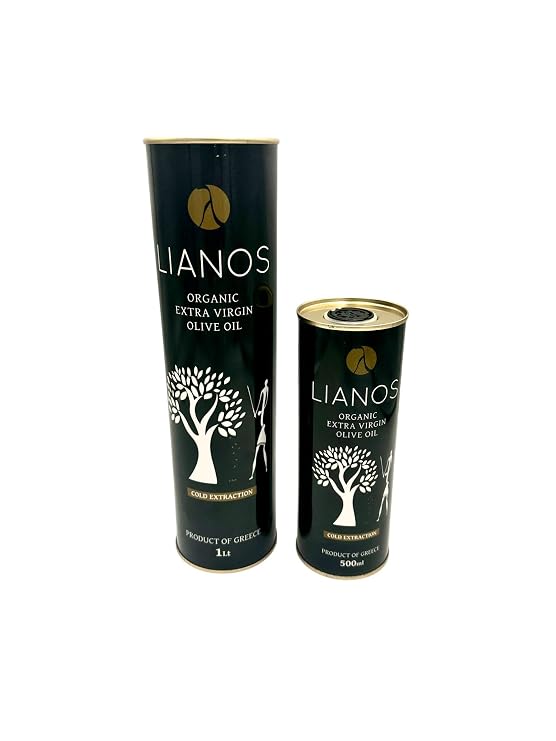 Organic Greek Extra Virgin Olive Oil Koroneiki Variety 250ml-1.5Lt | Cold Pressed - Single Origin. (1 Lt)