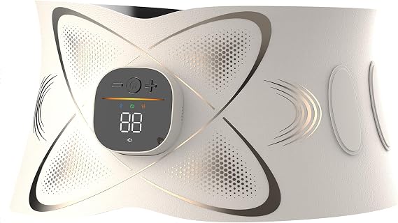 FDA Cleard - Ab Stimulator Belt with Heating Pad for Belly Fat Burning
