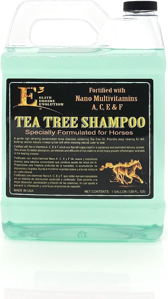 Elite Equine Evolution E3 Tea Tree Shampoo 1 Gallon