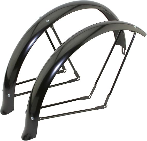 Alta Bicycle 26" Flared Adjustable Balloon Fender Set, Multiple Colors