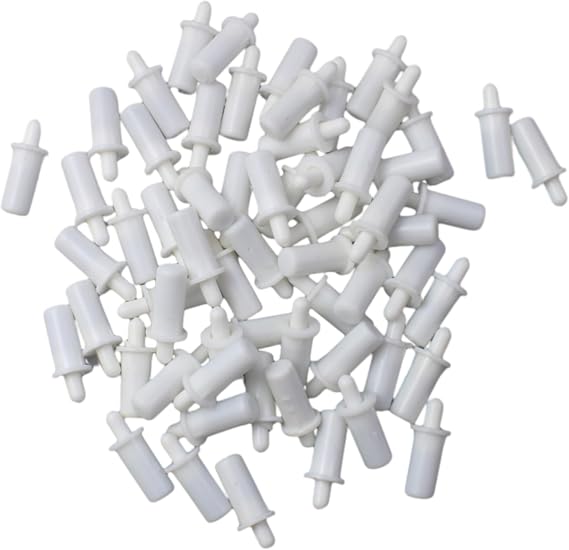 40pcs Shutter Repair Pins White Spring Loaded Plantation Shutter Replacement Maintenance Pins Blind Service Tools