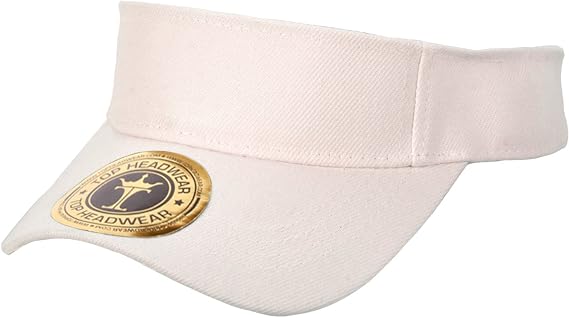 TOP HEADWEAR Solid Adjustable Sports Visor