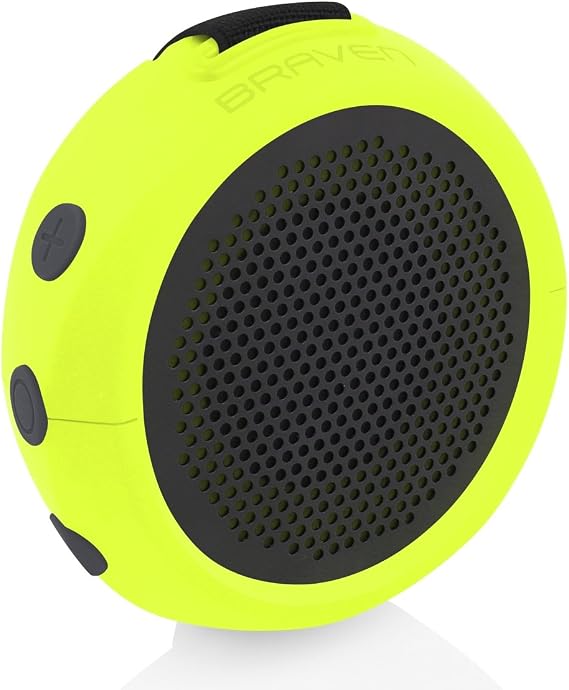 Braven 105 Wireless Portable Bluetooth Speaker [Waterproof][Outdoor][8 Hour Playtime] with Action Mount/Stand - Electric