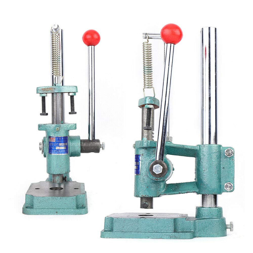 DIY Leather Imprinting Machine Embossing Stamp Press Machine Leather Imprinting Punching 1.5-13mm Chuck Head/Tool Punching Bronzing (Model 1)