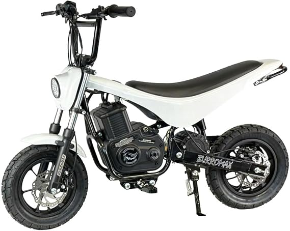 Burromax TT750R, 750w Brushless, 36v Lithium Ion, 2 Speeds, 26 Mph, Up to 250lb Rider, Electric Mini Bike