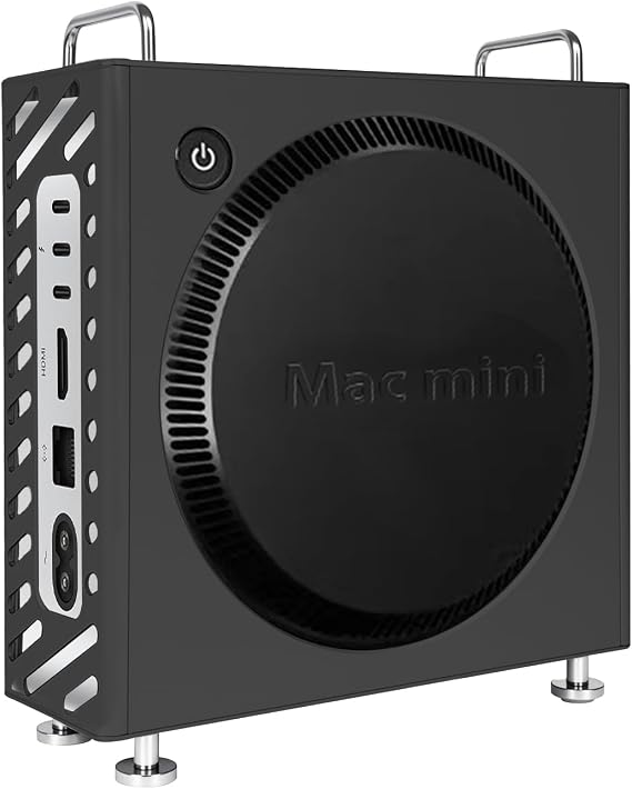 Aluminum Chassis Stand/Holder/Case for 2024 Mac mini M4/M4 Pro