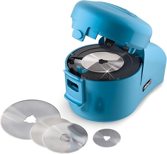 TrueCut TrueSharp 2 Rotary Cutter Blade Sharpener Fast, Easy Diamond Grit Sharpener for 28mm, 45mm & 60mm Blades Quilting and Sewing Tool
