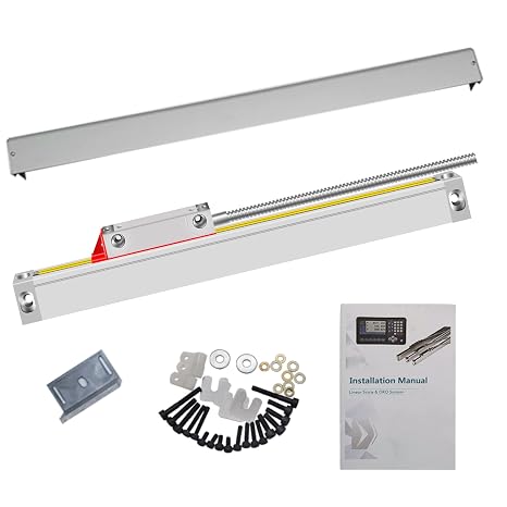 High Precision Linear Scale Encoder 5um 770mm (30' Travel Length for Lathe Machine Milling Machine DRO Tools)