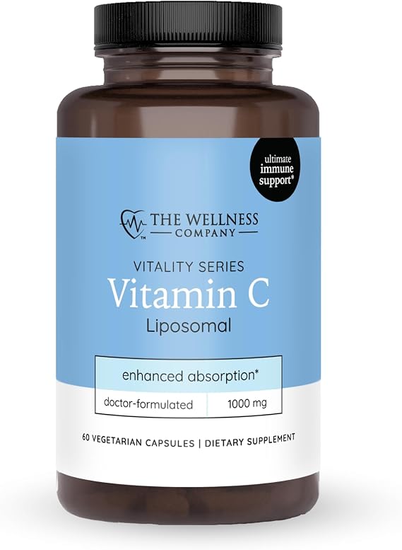 Liposomal Vitamin C - Enhanced Absorption Formula for Immune Support, 60ct