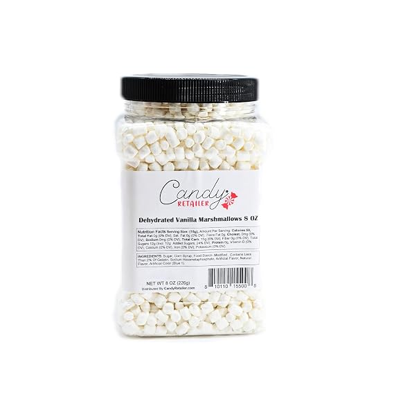 Candy Retailer Dehydrated Vanilla Marshmallows (8 Ounce)