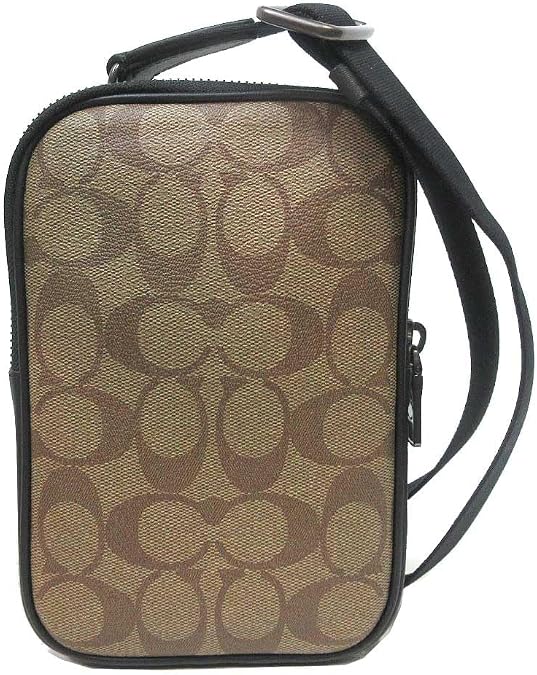 Coach CO912 QBKHA Bag, Shoulder Bag, Aiden, PVC, Cross-body, Signature Canvas, Diagonal, Mini Bag, Outlet, Men's