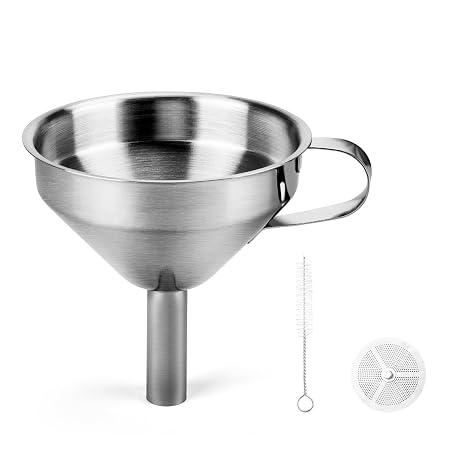 ELEGOO 3D Stainless Steel Funnel | Resin Metal Funnel Filter Cup for MSLA/DLP/LCD Resin 3D Printer