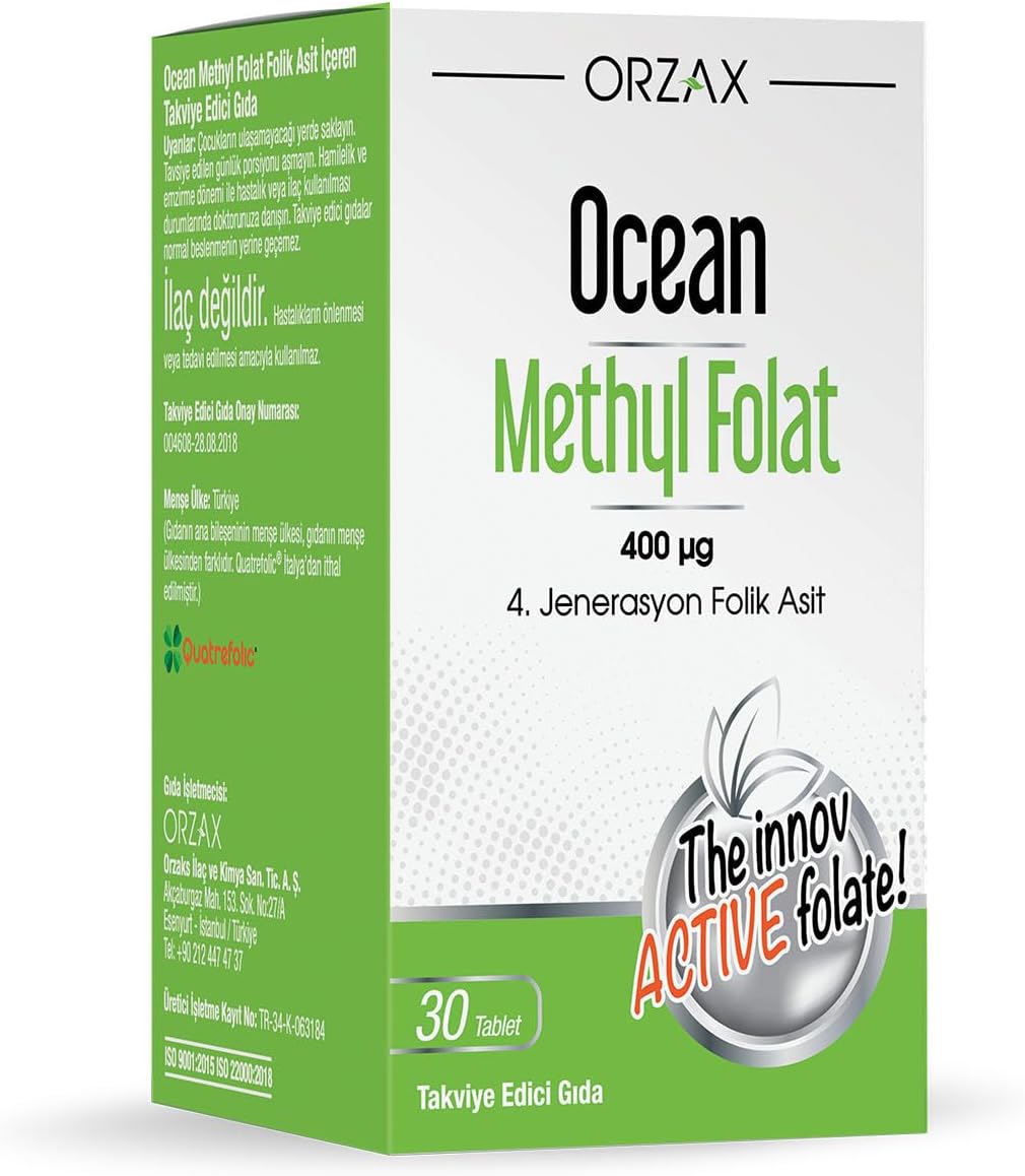 Ocean Methyl Folat 30 Tablets