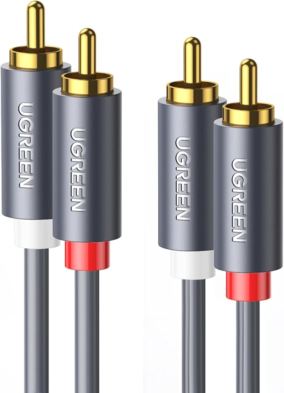 Ugreen 2RCA to 2RCA Audio Cable, 3 Meters