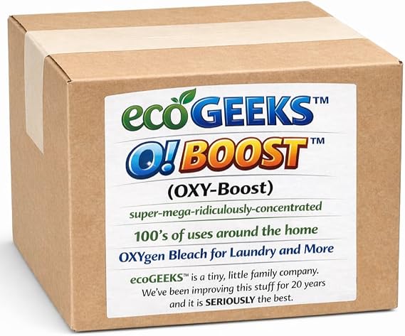 ecoGEEKS O! Boost (OXY-Boost) Multi-Purpose Oxygen Bleach Cleaner 10 LBS Bulk