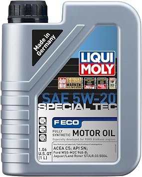 LIQUI MOLY Special Tec F ECO SAE 5W-20 | 1 L | Fully synthetic engine oil | SKU: 2263