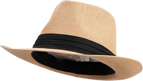 Jeanne Simmons Men's Large Brim Fedora Hat