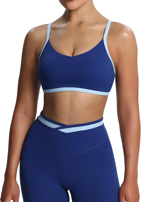 Aoxjox Women's Color Block Blair Bra