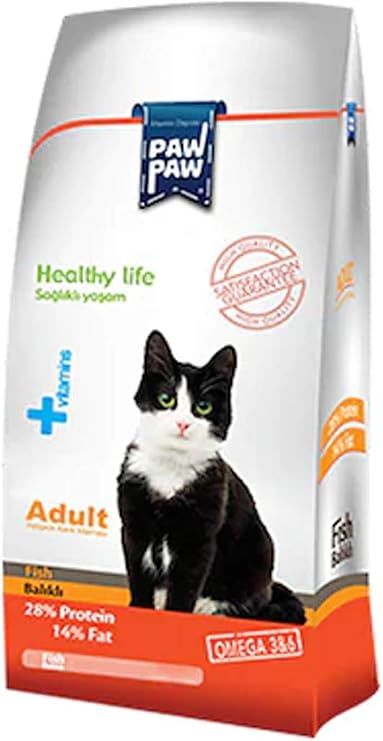 Pawpaw Balıklı Yetişkin Kedi Maması 15 Kg