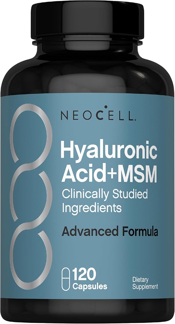 NeoCell Hyaluronic Acid with MSM 1000mg | 120 Capsules