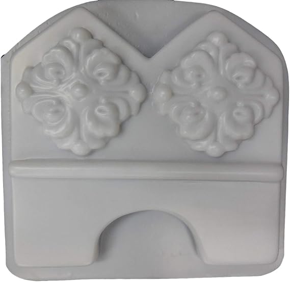 Decorative Floral Border Edging Plastic Craft Mold use with Concrete for Making Stepping Stones 5000