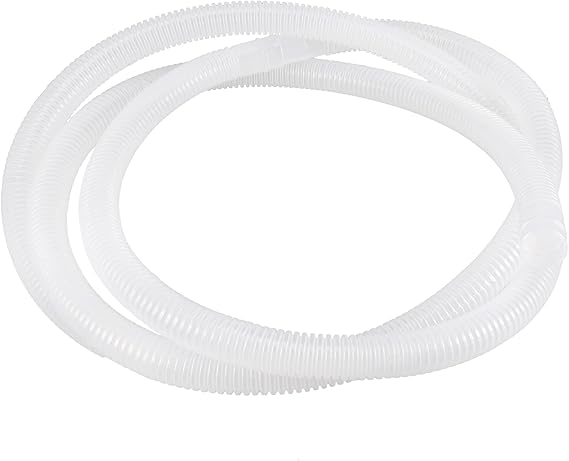 uxcell Plastic Drain Hose Pipe for Air Conditioner 2m 6.56ft 16mm x 17mm White