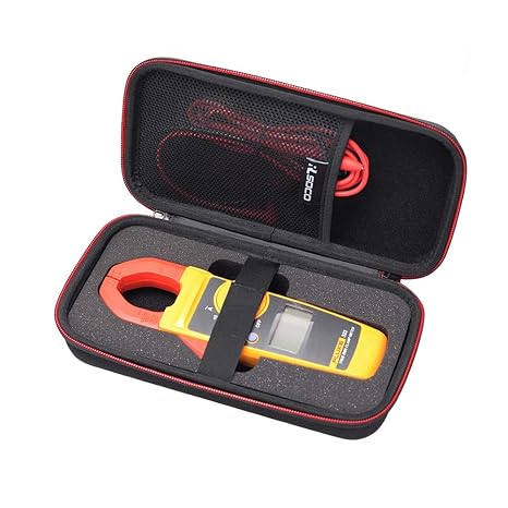 RLSOCO Hard Case for Fluke 302+/323/301D/325/324 Clamp Meter & Works with KAIWEETS HT206D/HT206A Digital Clamp Meter (Case Only)