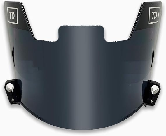 TD Sports Football Visor | Fits Kids, Youth, and Adult Helmets | Eye Protection for Helmet and Facemask