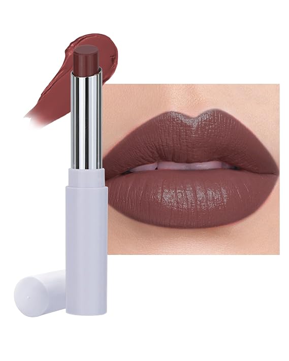 Chocolate Brown Tinted Lip Balm, Moisturizing Lipstick for Older Women