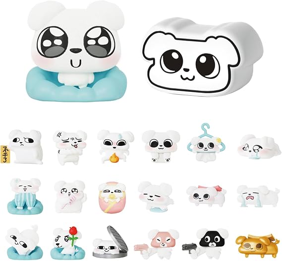 52TOYS ZOGGY So Cute Series Blind Box, 1Pc Collectible Toy Kawaii Action Figures Creative Gift Room Decor Desktop Decoration 1.97 Inch, Gift for Birthday Party