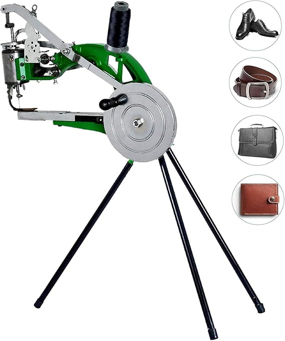 DIY Shoe Repair Machine Manual Shoe,Leather Sawing Machine Cobbler Sewing Machine Manual Leather Cobbler Dual Cotton Line Sewing Machine