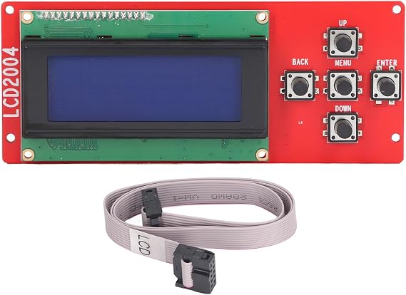 Upgrade 2004 LCD 3D Printer Controller for Anet A8/A6 with Backlit Display and Encoder for Easy Operating and Parameter Adjustment