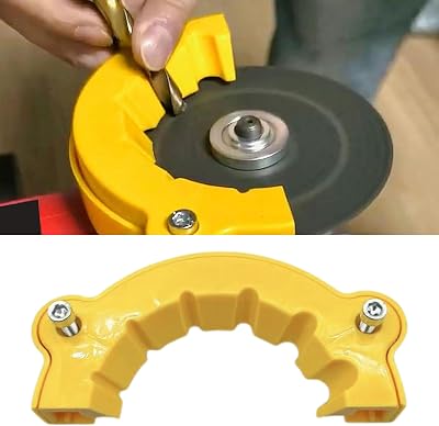 Drill Bit Sharpener, Drill Bit Sharpener for Grinder Attachment, Drill Bit Sharpener for All Bits, Angle Grinder Drill Bit Sharpener, Multi-specification Drill Bit Drill Bit Sharpening Jig 2 Pcs