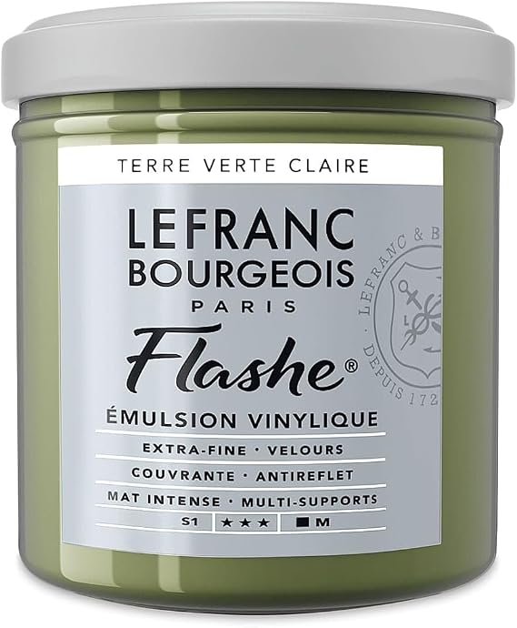 Lefranc & Bourgeois - Flashe Matte Artist's Color - 125ml Jar - Light Terre Verte