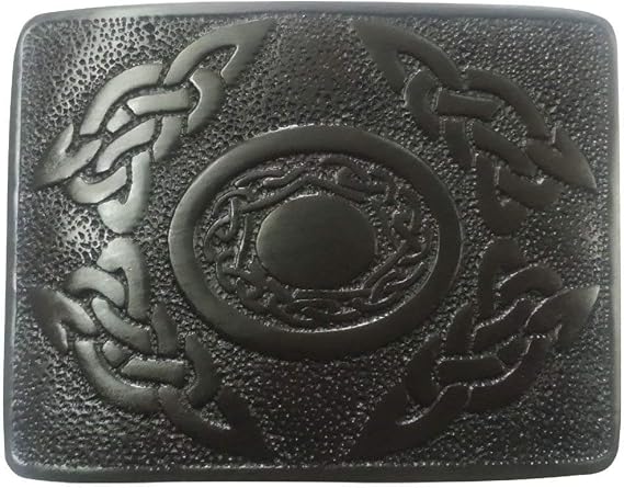 AAR Scottish Kilt Belt Buckle Design Black Finish