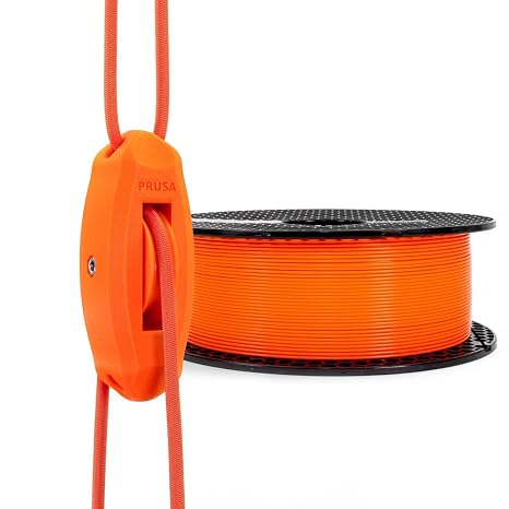 Prusament PC Blend Prusa Orange 1.75mm 970g Premium 3D Printer Filament | High-precision PC Blend filament with 0.02 mm accuracy, heat resistance, strength, toughness and tangle-free printing.