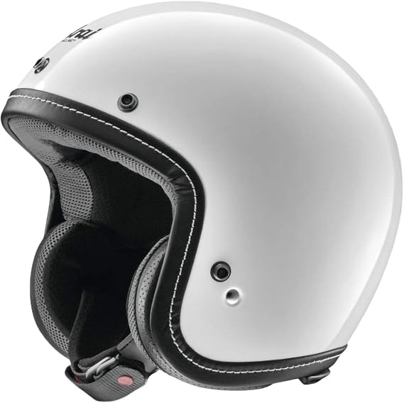 Arai Helmets Classic-V Solid Helmet (X-Small, White)