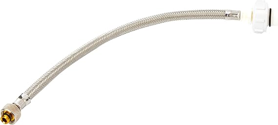 Geberit Connecting Hose for Concealed cisterns, 120 mm, 1 Piece, 240.921.00.1, Silver