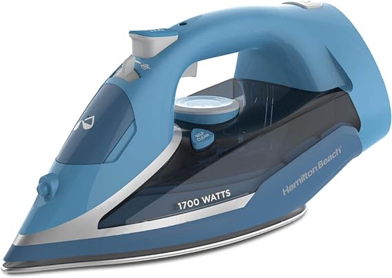 Hamilton Beach Steam Iron for Clothes & Garment Steamer For Clothes