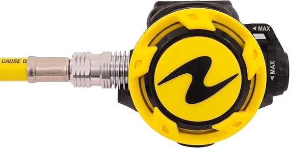 Aqualung Helix Pro Octopus | Compact Lightweight Scuba Diving Regulator w/Pneumatically Balanced Second Stage, Venturi Switch, High-Visibility Yellow Hose & Interchangeable Mouthpiece