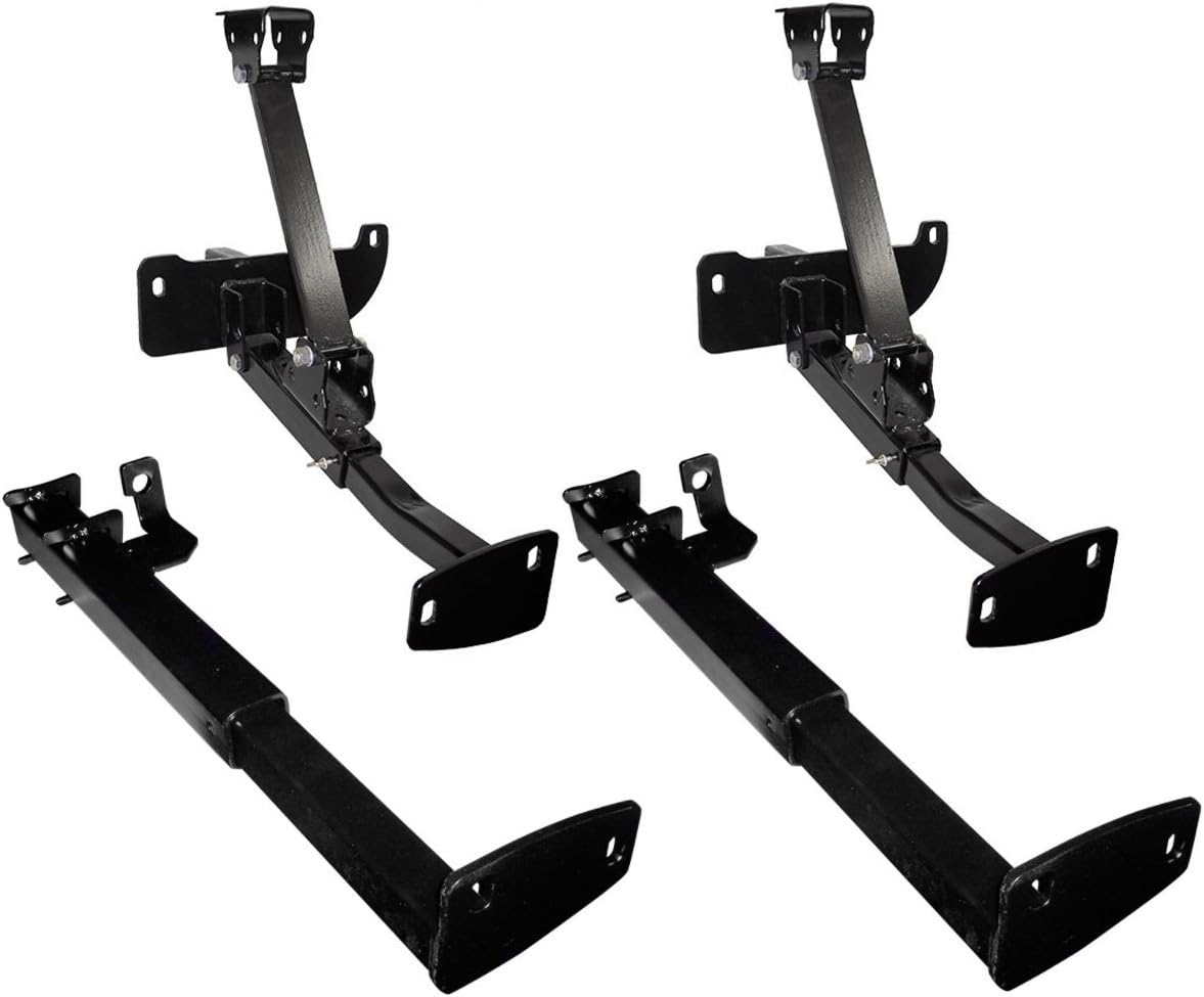 Torklift D4101 R3505 Pair of Front Adjustable and Rear Frame Mounted Tie Down Bundle for 10-12 Ram 2500 3500